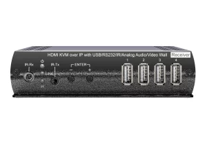 SC&T HKM02BR 1080P HDMI KVM & USB, RS232 , IR, Audio over IP Extender Receiver